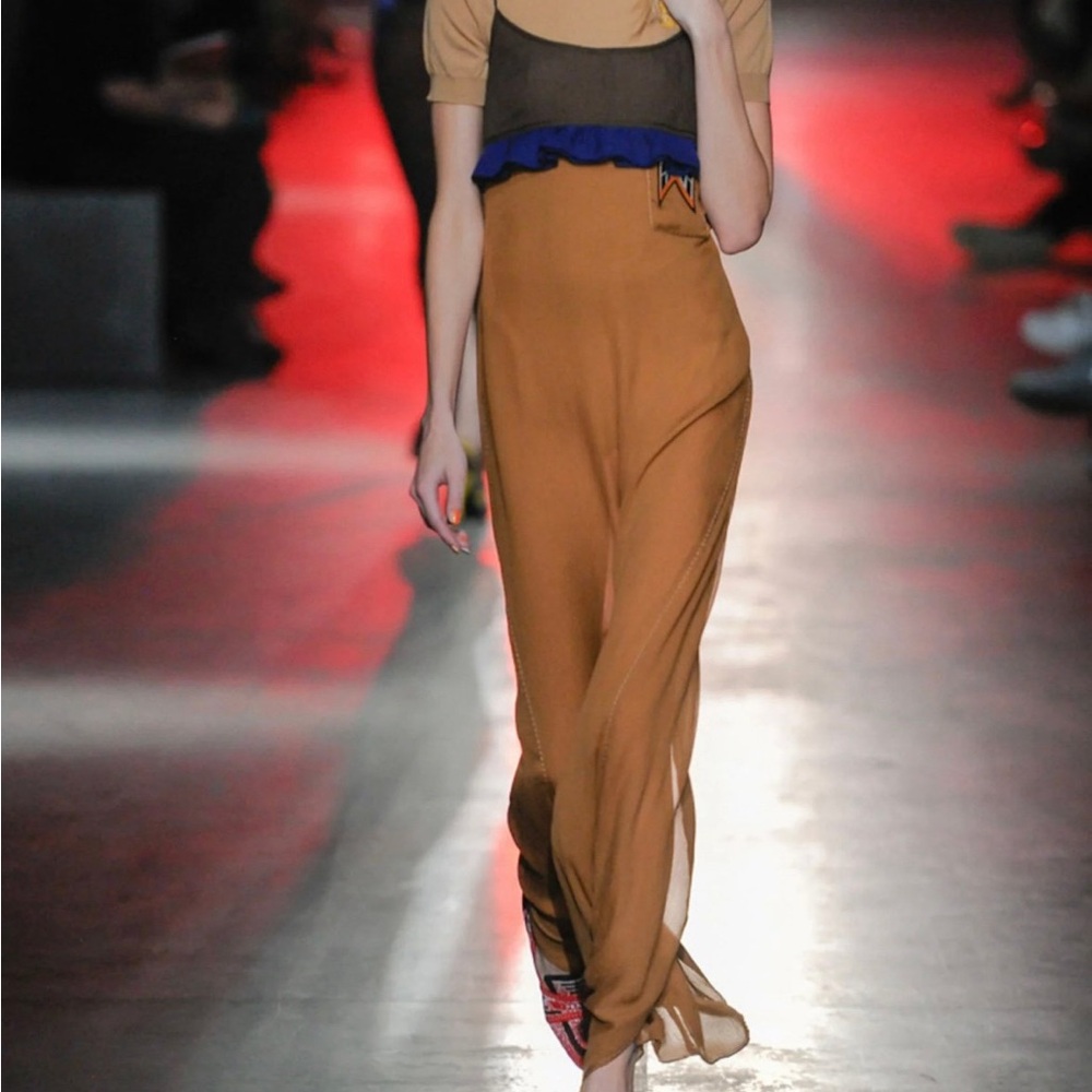 Prada runway piece maxi dress
